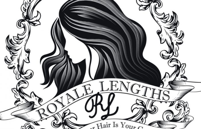 Illustrative logo for hair extensions