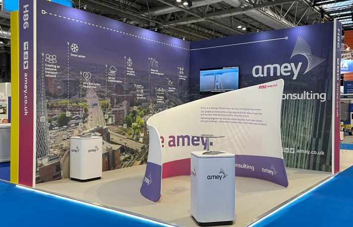 Event stand design and build for leading public services company