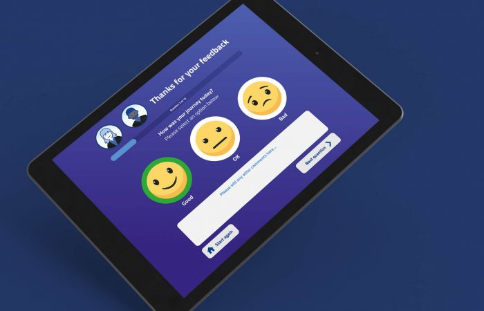 A secure offline feedback app with sync functionality